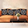 Betadistor Black Cushion Covers 4 Pack 45 x 45 cm