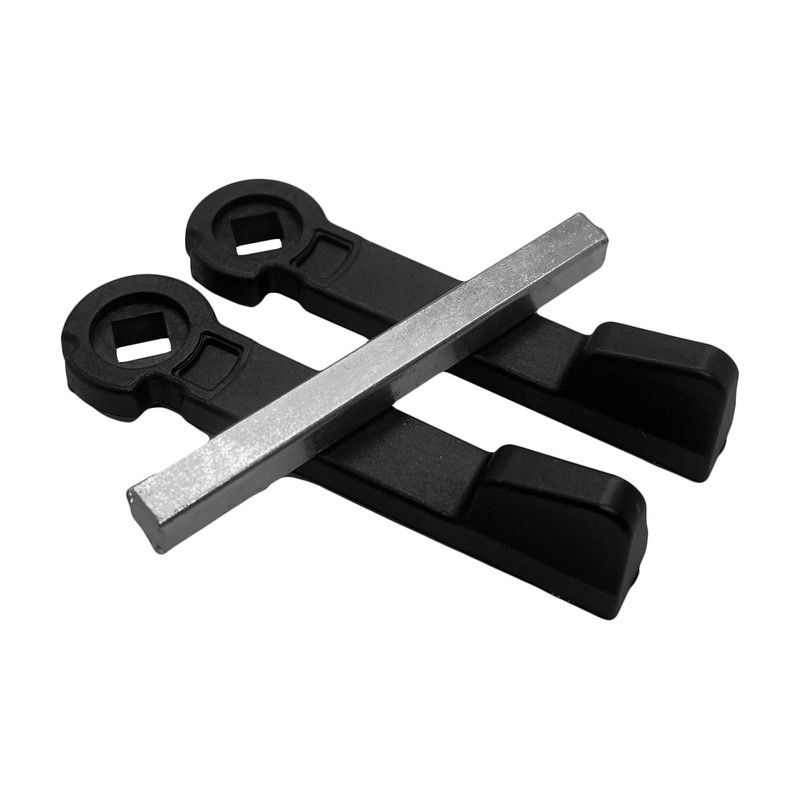 1 Pair of Replacement Patio Door Handle Lever Set 7mm