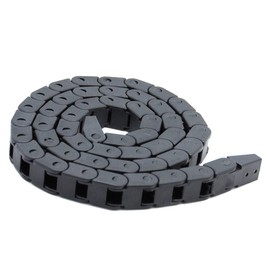 10X10mm 1M Black Plastic Flexible Drag Chain Plastic Towline Drag Chain Cable Carrier for 3D Printer