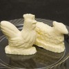 German Hand Made Finely Carved 2 Piece Butter Mold Rooster