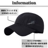 BUZZxSELECTION CAP019 Mesh Cap, Hat, UV Protection, Stylish, Running, Men's,