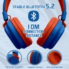 MIDOLA Kids Headphones Bluetooth 5.3 Wireless 60H Play Time Volume
