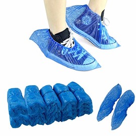 Disposable Shoe & Working Boot Covers Waterproof Durable Non-Slip Resistant Polypropylene for Medical Offices Indoor Carpet Protection Universal Size by P&P Medical Surgical (200 per pack)