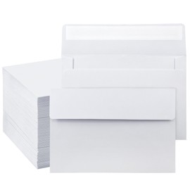 VANRA 150 Pack A4 Invitation Envelopes for 4x6 Greeting Cards Self Seal A4 White Envelopes Bulk Gummed Flap for Wedding Invitations