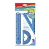 KEYROAD Geometry Set Flexible/Flex-Draw with Graphic/Maths Set 3 Pieces: 1
