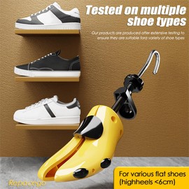 Repacego Shoe Stretcher Wide Feet, Shoe Trees for Men Women, 4 Way Adjustable Shoe Expander Shoe Widener (for Man’s Size US6.5-10)