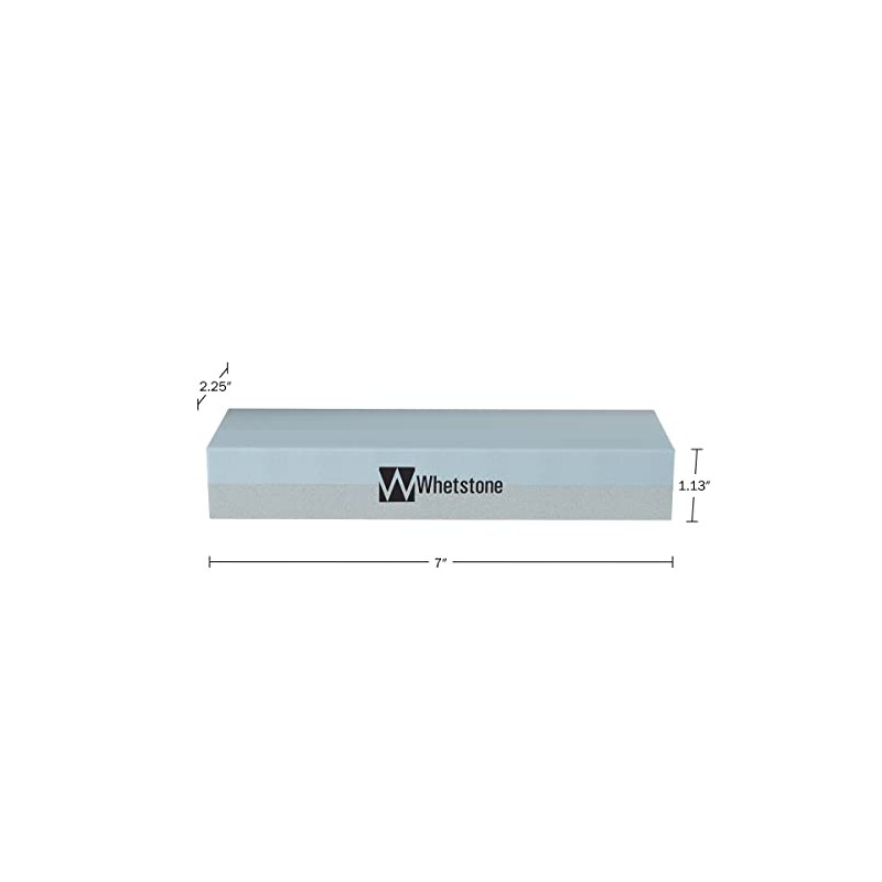 Whetstone Cutlery Sided, Gray Knife Stone-Dual 400/1000 Grit Wet Block-Sharpens