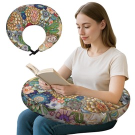 Queen Hero Lap Pillow for Reading & Gaming Lap Desk Pillows for Crocheting & Crafting with Elbow & Arm Support Cushion for Ergonomic Use on Bed and Couch