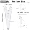 PAYA TOOLS 3" Tapered Universal Sealant Cutter,Oscillating Multi Tool Hook