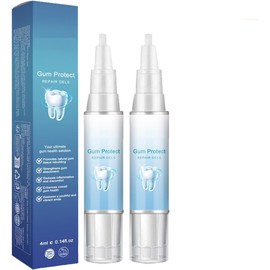 atnayo 2 Pcs Mullein Gum Repair Gel, Gum Shield Therapy Gel, Teeth Whitening Essence Pen(4ML)