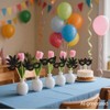 12 Pcs Masquerade Mask Centerpiece Sticks - Masquerade Mask Party