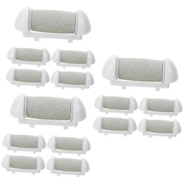 Healeved 15pcs Electric Foot File Roller Replacement for Dead Skin Removal Pedicure Tool for Smoother Feet Easy to Clean and Install