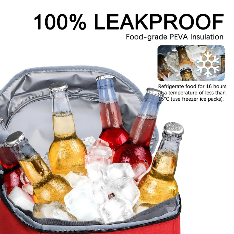 Upgraded Cooler Backpack 24 Cans – Lightweight Insulated Backpack Cooler,