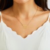 RWQIAN Angel Number Gold 222 Necklace For Women,Dainty Gold Plated