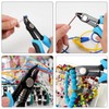 WGGE Wire Cutters Precision Flush Pliers with Supplementary Stripping, Cutting