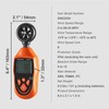 Happybuy Handheld Anemometer, 14℉-113℉, Digital Wind Speed Meter Gauge with