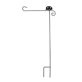 Briarwood Lane Wrought Iron Camper Garden Flag Stand 40" H