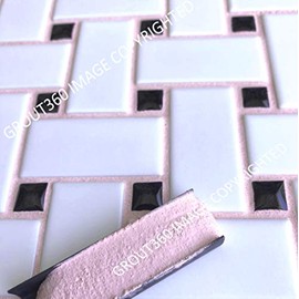 Grout 360 Pink Petals Sanded Tile Grout for Tile Installation Jobs. Use on Floors, Walls, Back Splashes, Showers, and Mosaics. (5)