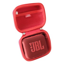 Hermitshell Hard Travel Case for JBL Go 4 - Ultra-Portable Bluetooth Speaker (Red, Case for JBL GO 4)