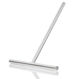 Kerafactum® Dough Distributor Crepemaker Dough Crepe Distributor Crepe Maker Crepe Dough Palate Ham with Long Handle 20 cm High Gloss Crepe Spreader for Pancakes Egg Cakes for Crepe Pan