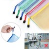 Vicloon Document Bag B5, 10 Pieces Zip Bag, Colourful Waterproof