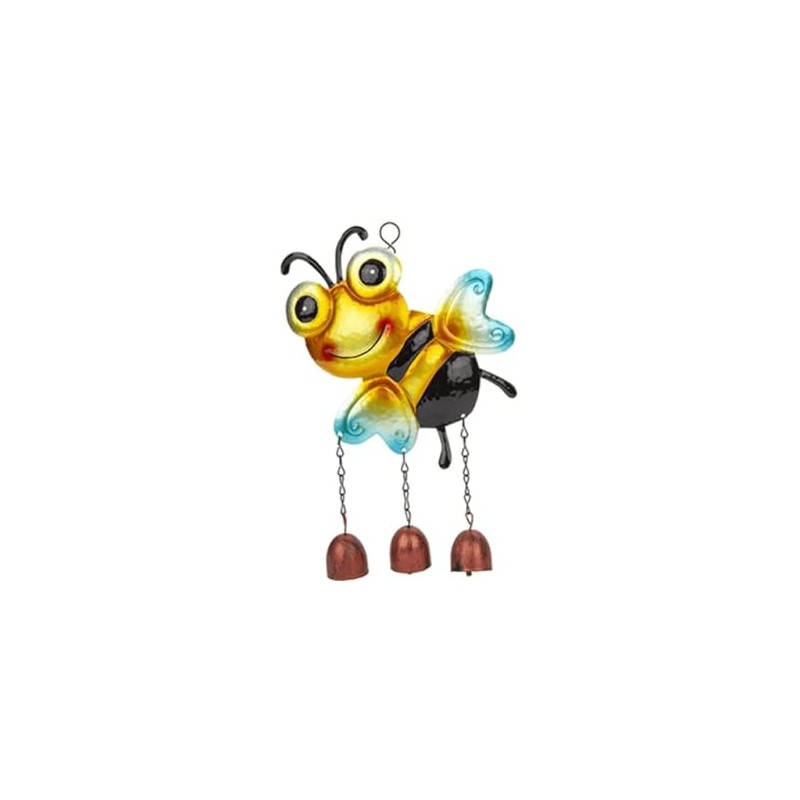 PMS Cute Metal Bumble Bee Garden Wind Chime