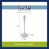 RSVP International Endurance Flatware Collection Stainless Steel, Dishwasher Safe, Ladle