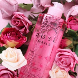 Rose extract moisturizing anti-drying women's cosmetic skin 530ml / 로즈 추출물 촉촉함 건조함 방지 여자 화장품 스킨 530ml