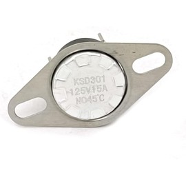 Guyberon 115 Degree ON, 90 Degree Off Midwest Hearth Thermal Fan Switch Compatible with Fireplace Blower