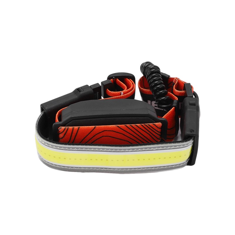 USB Rechargeable LED Headlamp Waterproof Outdoor Red Light Warning Head