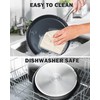 Cooks Standard Crepe Pan Hard Anodized Ceramic Nonstick Pancake Pan,