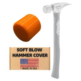 Soft Blow Hammer Cover Compatible with 14oz Stiletto– Durable Non-Marring Dead Blow Mallet Cover Tool for Carpentry, Finish Work, and Woodworking (1 1/2" Face, 1 1/4" Side Wall)