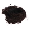 Men Short Black Wigs Soft Texture Breathable Adjust Net Firmly