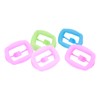 5pcs Silicone Cheek Retractor Soft Mouth Opener Reusable Intraoral Lip