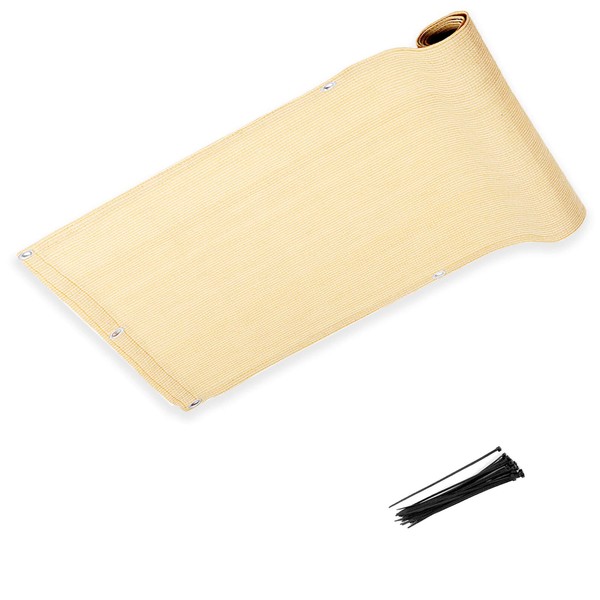 Eden's Decor 35-inches Height Privacy Screen Mesh Windscreen for Backyard