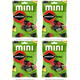 Cloetta Malaco Aakkoset Sirkus Mini Rubbery 4 Pack of 120 g