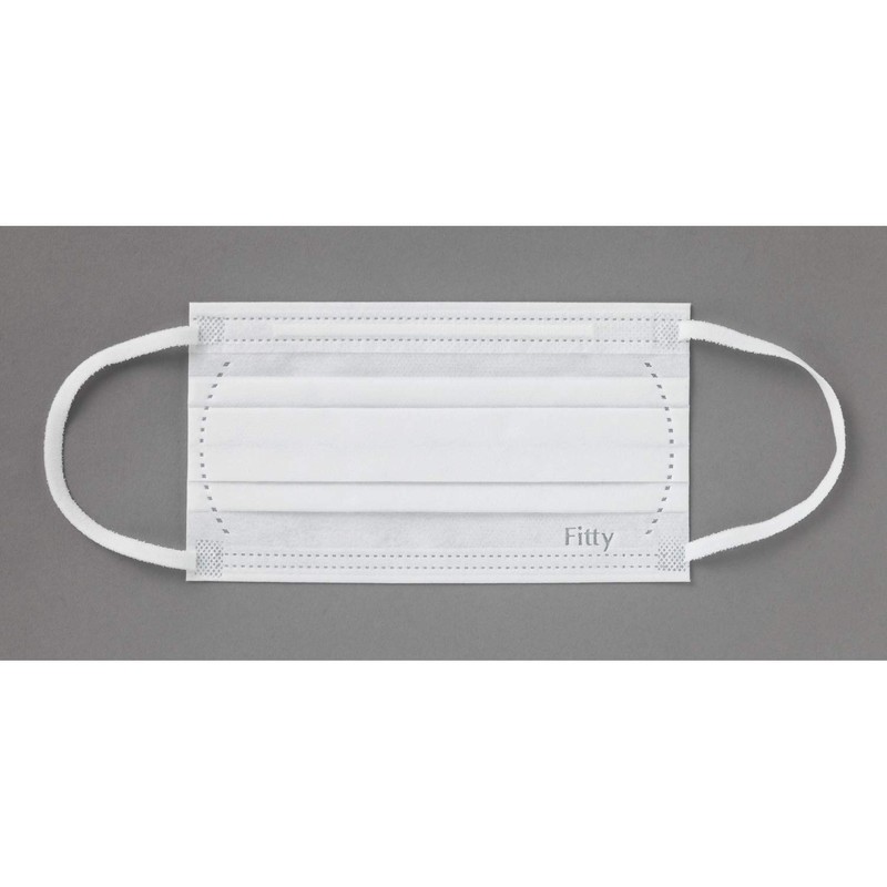 Fitty 7Days Mask EX Plus, 60 Pieces, White, Regular Size
