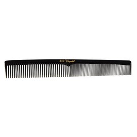 KREST COMBS Cleopatra Series 7 inch Flat Back Styler Comb Black (Pack of 12)(...