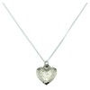 8 Wedding Anniversary 100% Bronze Hammered Heart Pendant