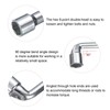 HARFINGTON L Shaped Angled Hex Socket Wrench 19mm 45# Steel