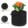 OPPOLIFE 5-Pack 5 Gallon Plant Grow Bags, Heavy Duty Aeration