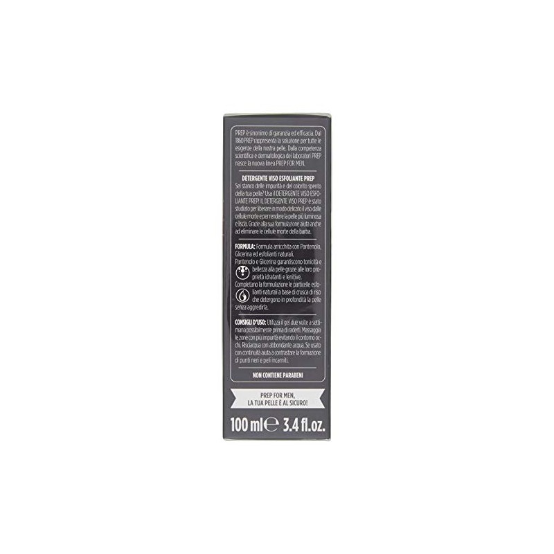 Prep Exfoliating face cleanser with panthenol