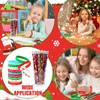 JUNEBRUSHS 72Pcs Christmas Party Favors Set, 36Pcs Christmas Pencils with