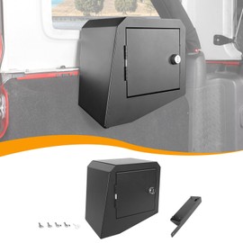 Hoolcar Interior Trunk Side Vault Storage Rack Rear Cargo Storage Organizer Compatible with Jeep Wrangler JKU 2007-2017, Right Side