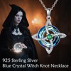 Nudo De Bruja Plata 925 Original Witches Knot Necklace for
