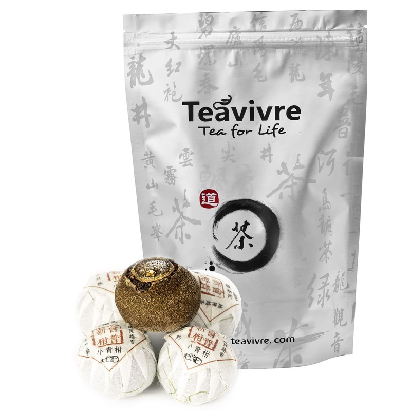 Teavivre ® Xinhui Green Mandarin Orange Ripened Pu-erh Tea Chinese