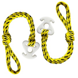 NIUGRECF 2 Pack Tow Rope Quick Connector for Connection of Tow Rope for Tubing, Ski Rope for Water Skiing, Wakeboard Rope, Watersports Gifts