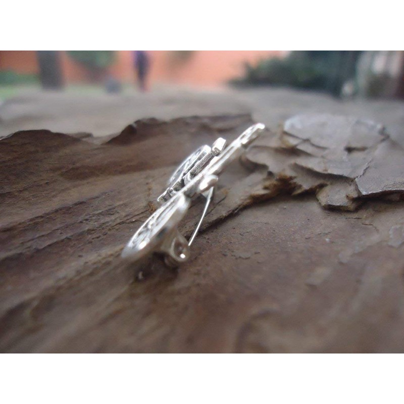 ✿ Bicycle brooch ✿ Silver brooch