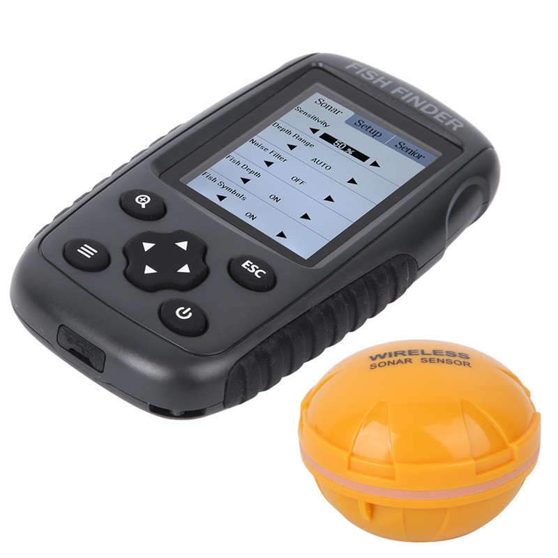Plastic Charging Lattice Fish Finder Lightweight High Definition Screen Sensor