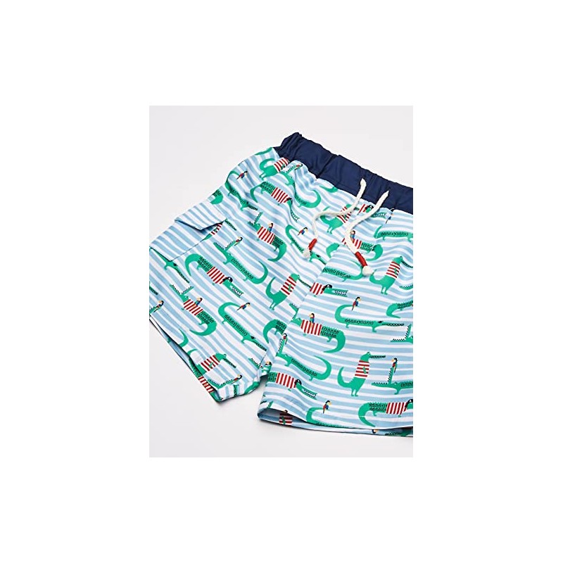 Mud Pie Bañador de cocodrilo Pirata para niño, Multi, 4